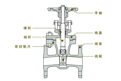 閘閥結(jié)構(gòu)圖
