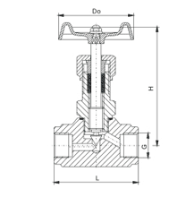 內(nèi)螺紋針型閥規(guī)格型號J13W